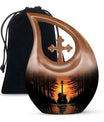 Guitar Urn For Ashes For Women - Sunset Cremation Urns For Adult Human