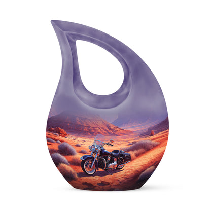 Personalized Bike Cremation Urns - Eminent Red 10-inch, 200 cu in - Yatskia