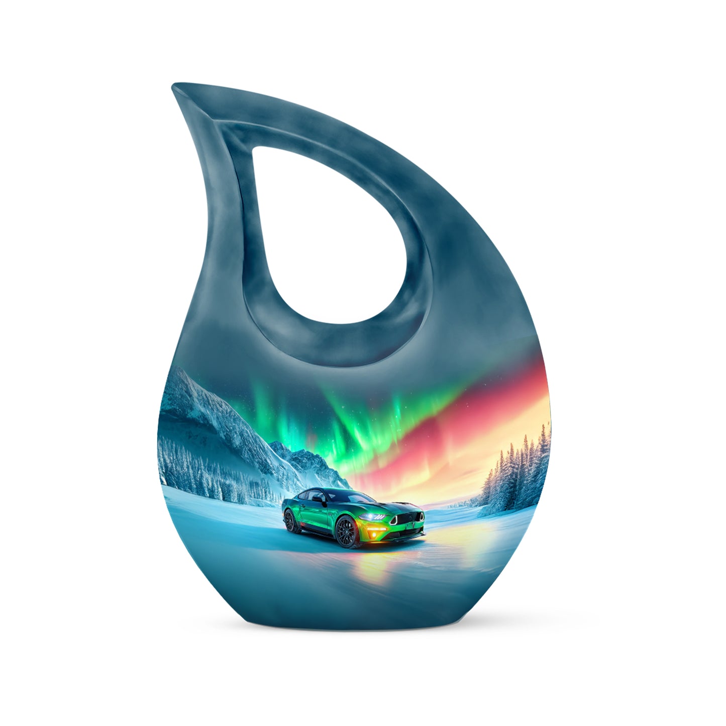Blue Car Heritage Cremation Urns for Human Ashes - Yatskia