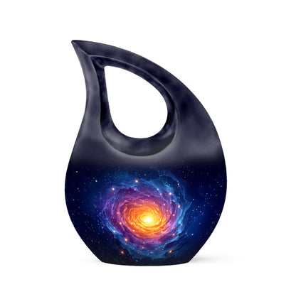 Blue Galaxy Cremation Urns - Imperial Devotion 10-inch, 200 cu in - Yatskia