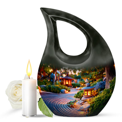 Personalized Elegant Frog Cremation Urns - Gold 10-inch, 200 cu in - Yatskia