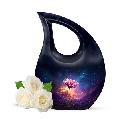 Remarkable Daisy Memorial Cremation Urns - Blue - Yatskia