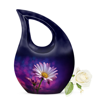 Blue Daisy Cremation Urns - Imperial Solace - Yatskia