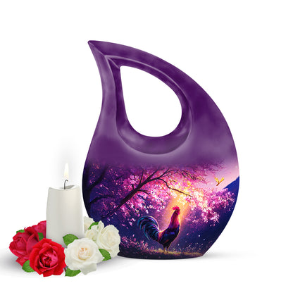 Blessed Hen Cremation Urns for Human Ashes - Pink 10-inch - Yatskia