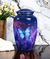 Elegantly designed Butterfly Cremation Urn for male adults' ashes