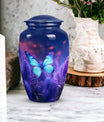 Elegantly designed Butterfly Cremation Urn for male adults' ashes