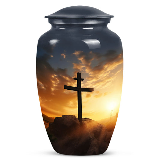 Jesus-URN for preserving ashes of adult male or female, ideal for honoring departed loved ones.