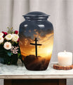 Jesus-URN for preserving ashes of adult male or female, ideal for honoring departed loved ones.