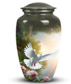 Dove designed Urn for storing human ashes, suitable for adults and unique choice for mom's cremains