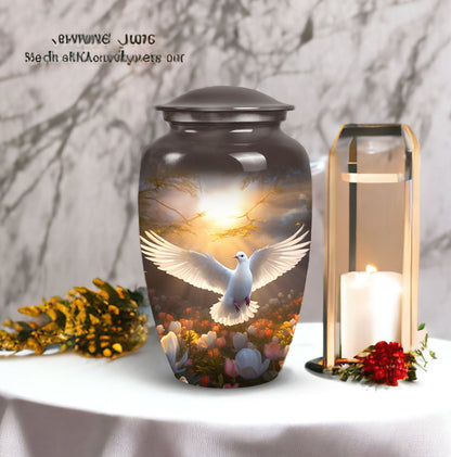 Elegant Dove urn designed for adult ashes, suitable for both male and female cremation