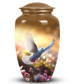 Elegant and durable Dove Urn for storing adult male human ashes, suitable for funeral ceremonies, and memorial use.