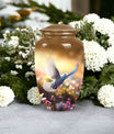 Elegant and durable Dove Urn for storing adult male human ashes, suitable for funeral ceremonies, and memorial use.