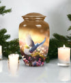 Elegant and durable Dove Urn for storing adult male human ashes, suitable for funeral ceremonies, and memorial use.