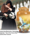 Elegant Dove Urn, part of our decorative burial urns collection, suitable for human ashes - ideal funeral decoration and urn for women and adults