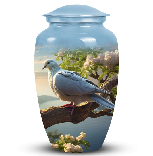 Dove urns for adult ashes from Perfect Memorials, suitable for honoring a dear dad, unique funeral urn