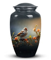 Sparrow inspired Cremation Urn for adult male ashes