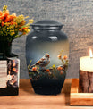 Sparrow inspired Cremation Urn for adult male ashes
