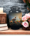 Sparrow inspired Cremation Urn for adult male ashes