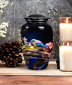 Decorative Sparrow Cremation Urn, suitable for storing ashes of adult male or female