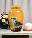 Elegant Sparrow Urn, distinct funeral urn for storing adult human ashes, honoring the deceased's memory