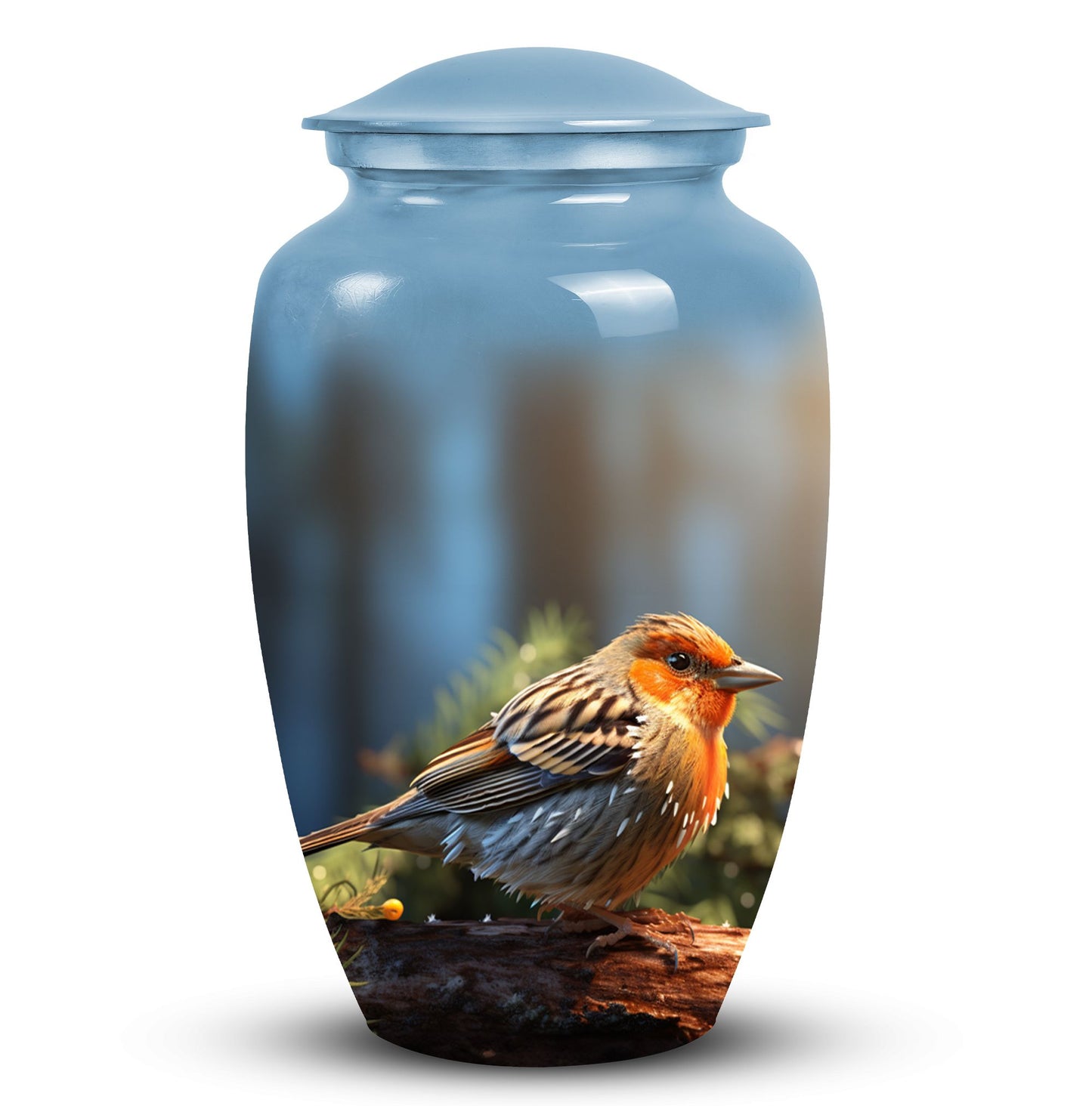 Image of a Sparrow Urn, a beautifully crafted burial urn designed for adult human ashes, ideal for cremation purposes.