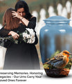 Image of a Sparrow Urn, a beautifully crafted burial urn designed for adult human ashes, ideal for cremation purposes.