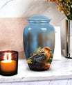 Image of a Sparrow Urn, a beautifully crafted burial urn designed for adult human ashes, ideal for cremation purposes.