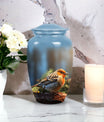 Image of a Sparrow Urn, a beautifully crafted burial urn designed for adult human ashes, ideal for cremation purposes.