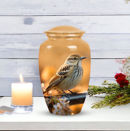 Sparrow Funeral Urn with the capacity to hold Adult Human Ashes for burials and memorial ceremonies