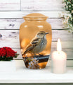 Sparrow Funeral Urn with the capacity to hold Adult Human Ashes for burials and memorial ceremonies