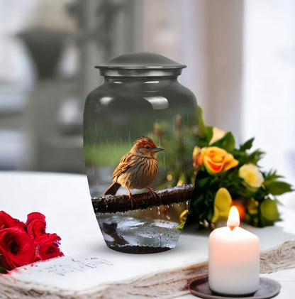 Sparrow urn designed for adult ashes, ideal remembrance burial urn, perfect memorial urn for mom