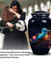 Sparrow Urn suitable for adult male ashes, presenting a timeless burial solution