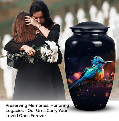 Sparrow Urn suitable for adult male ashes, presenting a timeless burial solution