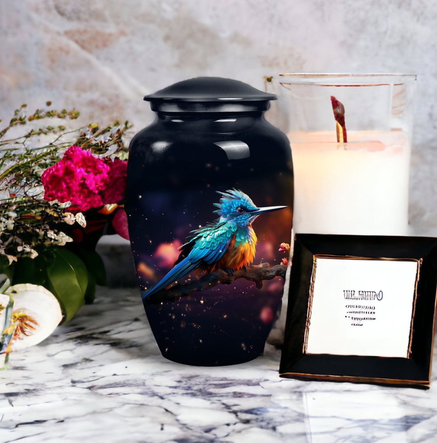 Sparrow Urn suitable for adult male ashes, presenting a timeless burial solution