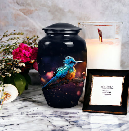 Sparrow Urn suitable for adult male ashes, presenting a timeless burial solution