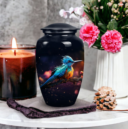 Sparrow Urn suitable for adult male ashes, presenting a timeless burial solution
