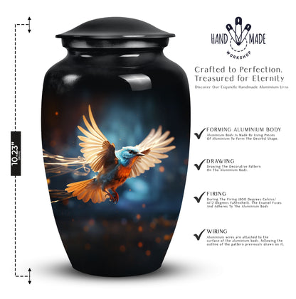 Image of Sparrow Urn, an elegant cremation urn suitable for adult male or female ashes