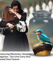 Sparrow urn showcasing design suitable for human adult ashes, ideal for East and West gender memorials