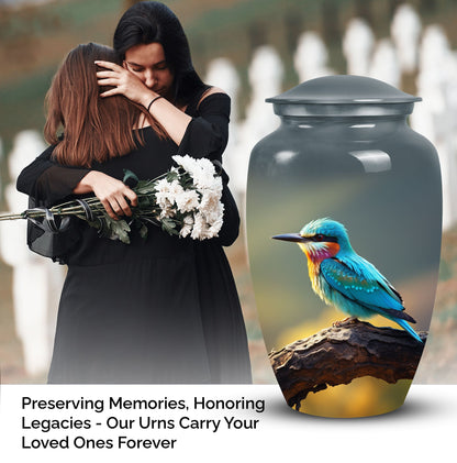 Sparrow urn showcasing design suitable for human adult ashes, ideal for East and West gender memorials