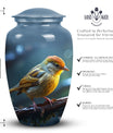 Spacious Sparrow Urn for cremation ashes of an adult man, also suitable for female and mother's ashes
