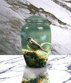 A Sparrow cremation urn designed for adult female ashes, a suitable cremain container for burial and funerals