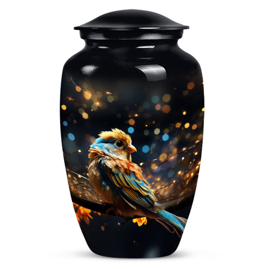 Elegant Sparrow Urn, suitable for adult ashes. Ideal for both female and male remains. Ensuring a tasteful and dignified memorial.