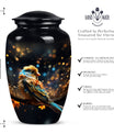 Elegant Sparrow Urn, suitable for adult ashes. Ideal for both female and male remains. Ensuring a tasteful and dignified memorial.