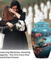 Handcrafted Sparrow Urn from Perfect Memorials, ideal Urn for Dad and suitable for storing Adult human ashes after the funeral