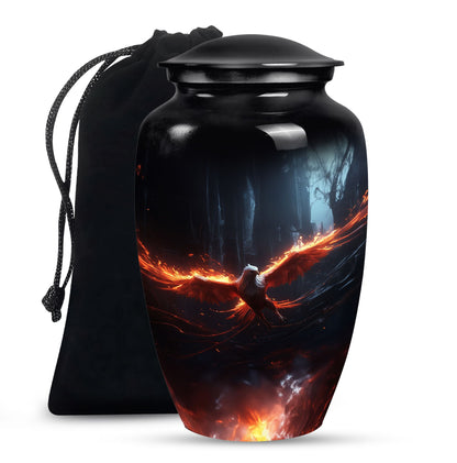 Unique Phoenix Memorial Urn for Father - Urn for Human Ashes