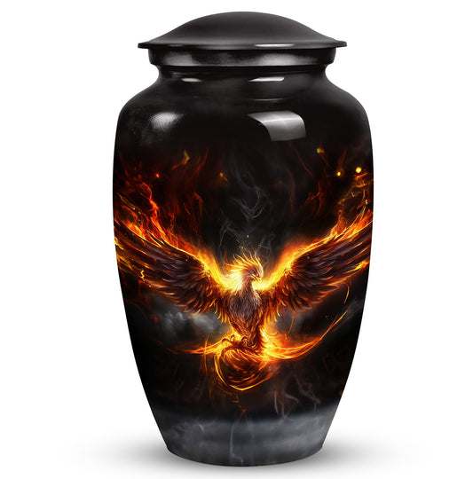 Phoenix Urn, an elegant cremation urn suitable for preserving ashes of adult female/male or mother