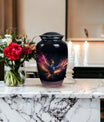 Medium Phoenix Cremation Urn suitable for storing adult human ashes, ideal for men or as a special memorial for Dad
