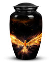 Phoenix Urn, unique and elegant urn for adult man's ashes or Mom's ashes, suitable for cremation container