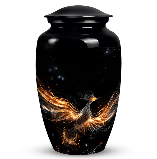Phoenix Cremation Urn, suitable for ashes of adult male or female parent