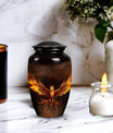 Phoenix Urn, elegantly designed for preserving the ashes of an adult man or woman, suitable for mom's burial.